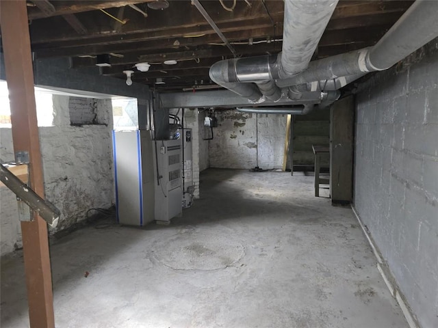1051-1053 W 9th St, Erie, PA 16502 - basement featuring heating unit