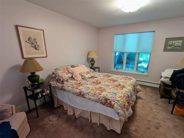 5441 Thomas Rd, Fairview, PA 16415 - carpeted bedroom featuring a baseboard radiator