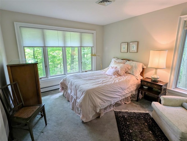 5441 Thomas Rd, Fairview, PA 16415 - bedroom featuring a baseboard heating unit and carpet flooring