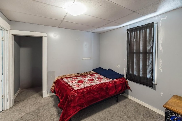 946 W 17th St, Erie, PA 16502 - carpeted bedroom featuring a paneled ceiling