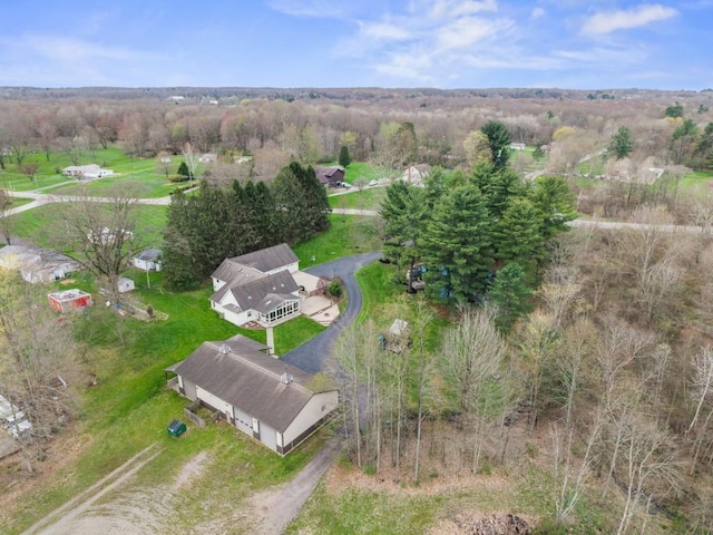 11350 State Highway 618, Conneaut Lake, PA 16316 - aerial view of property and surrounding area featuring a forest
