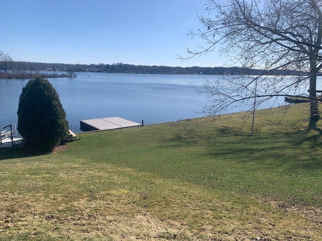 11148 Aldina Dr, Conneaut Lake, PA 16316 - water view featuring a boat dock