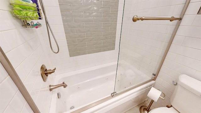 1450 Nicholson St, Erie, PA 16509 - bathroom with toilet and a combined bath / shower with jetted tub