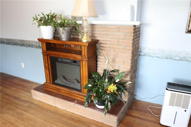 room details with wood-type flooring