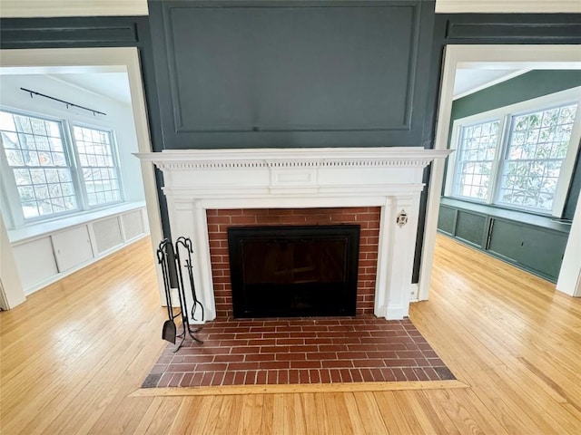 room details with wood-type flooring