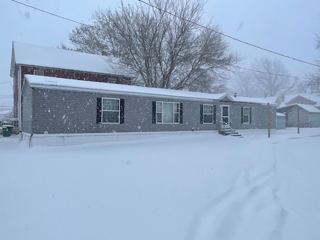 view of front of home