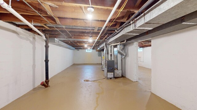 9170 Storey Rd, North East, PA 16428 - below grade area with heating unit and healthy amount of natural light