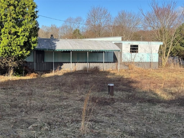 0 Plymouth Ln, Jamestown, PA 16134 - rear view of property with metal roof
