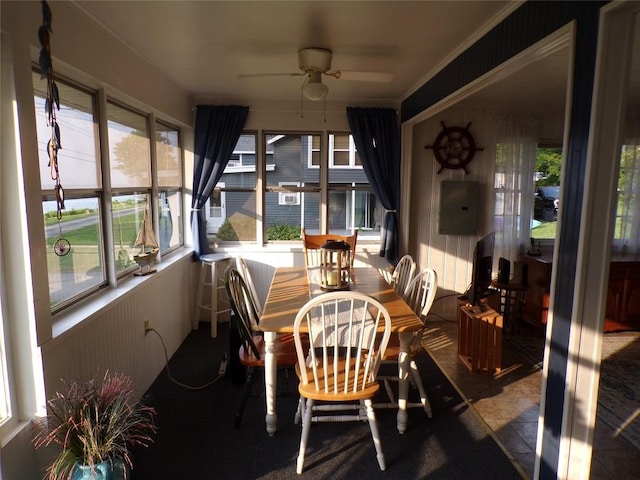 179 Elk Creek Rd, Lake City Boro, PA 16423 - sunroom featuring crown molding