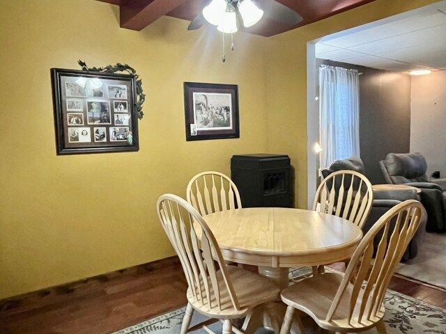 1003 Filmore Ave, Erie, PA 16505 - dining room with wood finished floors and ceiling fan