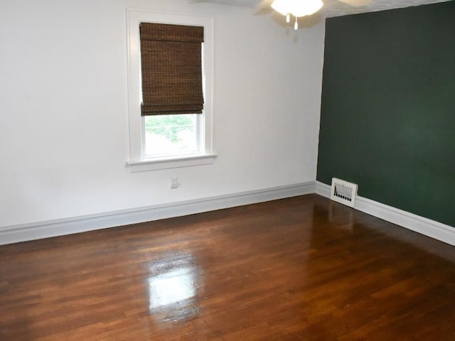 221 Locust St, Meadville, PA 16335 - empty room featuring wood finished floors and a ceiling fan