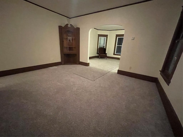 spare room with carpet flooring