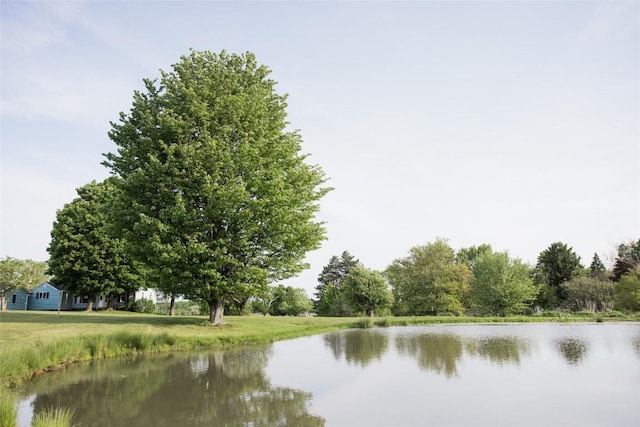 view of water feature