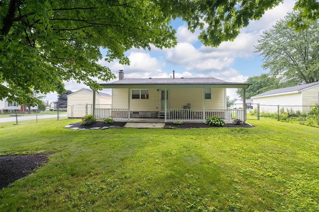 4164 Emily Dr, North East, PA 16428 - rear view of house featuring a chimney