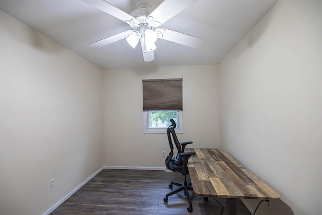 4164 Emily Dr, North East, PA 16428 - office featuring wood finished floors and a ceiling fan