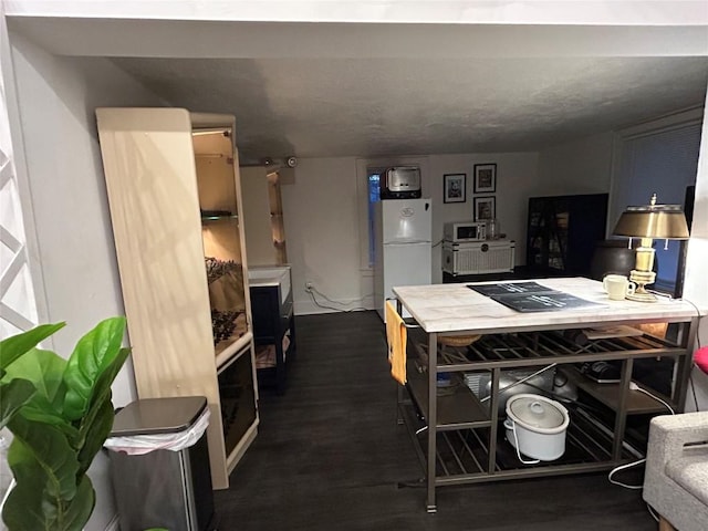 kitchen featuring white appliances