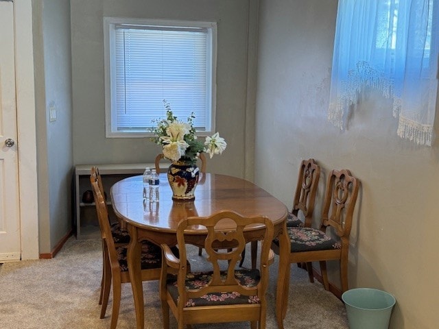 747 E 25th St, Erie, PA 16503 - dining area featuring light carpet, plenty of natural light, and baseboards