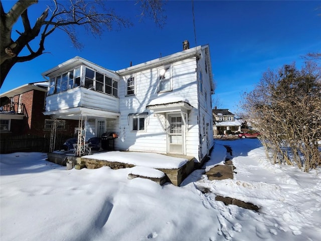 view of front of home