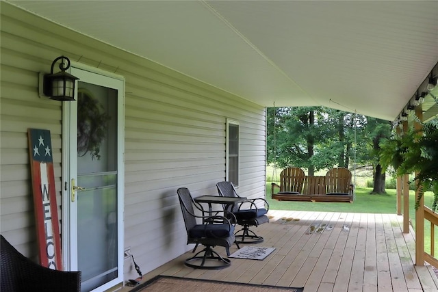 38753 Centerville Rd, Centerville, PA 16404 - view of wooden terrace
