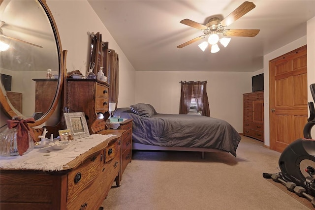 38753 Centerville Rd, Centerville, PA 16404 - bedroom with light colored carpet and ceiling fan
