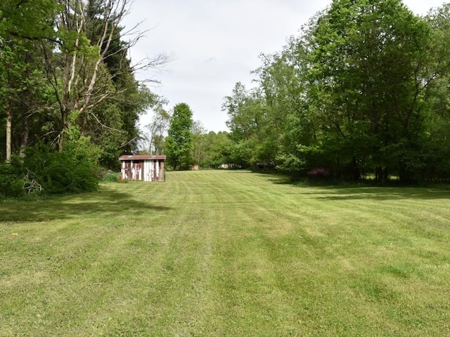 9954 Liberty Ext, Meadville, PA 16335 - view of green lawn with an outdoor structure
