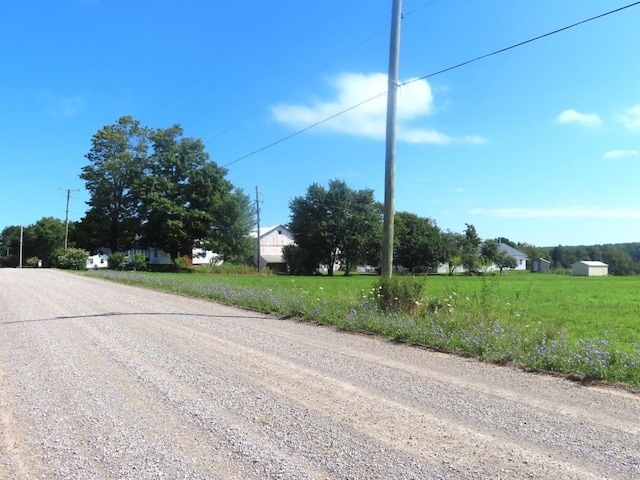 view of road