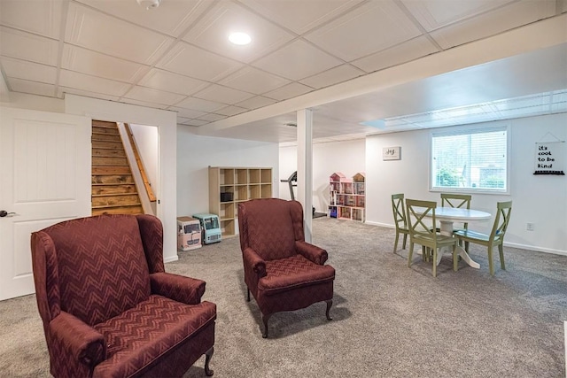 7662 Magnolia Bnd, Fairview, PA 16415 - living area with stairs and carpet floors