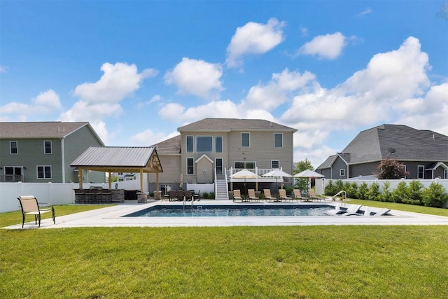 7662 Magnolia Bnd, Fairview, PA 16415 - view of swimming pool with a gazebo and a patio