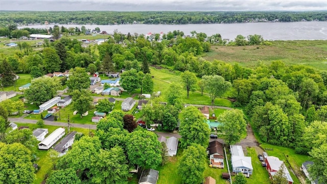 12199 Mantor St, Conneaut Lake, PA 16316 - bird's eye view of a nearby body of water
