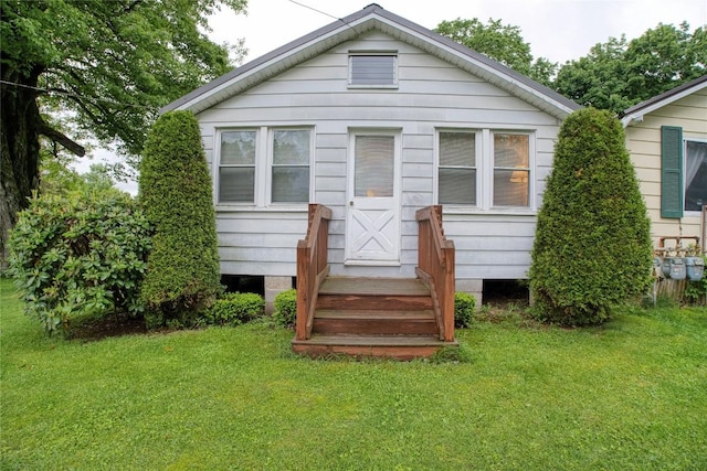 12199 Mantor St, Conneaut Lake, PA 16316 - back of property featuring a yard