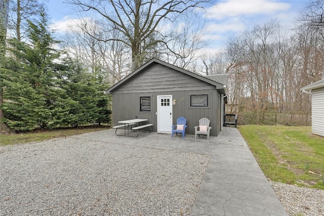 view of outbuilding
