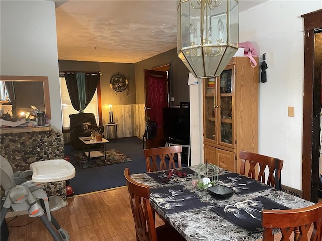 dining room featuring hardwood / wood-style floors