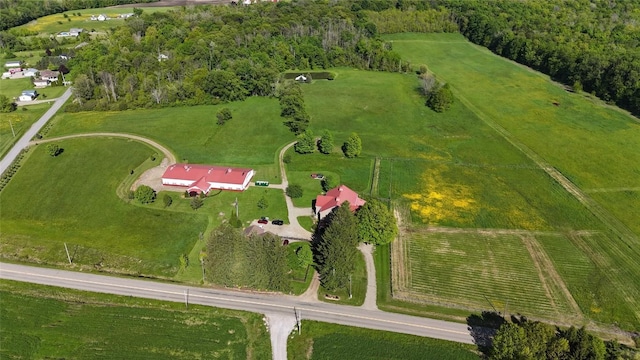 11221 W Greene Rd, Waterford, PA 16441 - aerial view of property's location with rural landscape