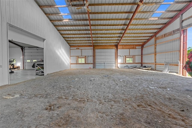 11221 W Greene Rd, Waterford, PA 16441 - garage with metal wall