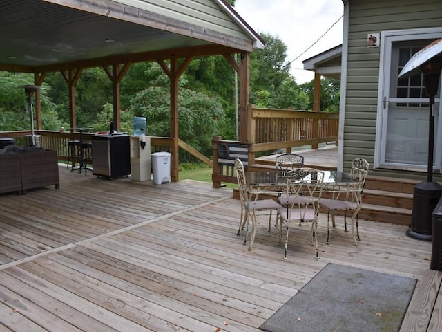 view of deck