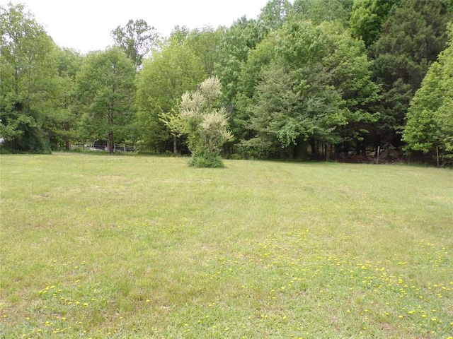 13326 Ridge Rd, West Springfield, PA 16443 - view of grassy yard featuring a wooded view