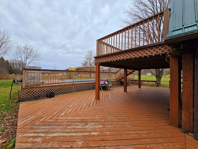 view of deck