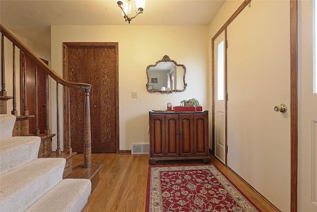5219 W 52nd St, Fairview, PA 16415 - foyer entrance with stairs and light wood finished floors
