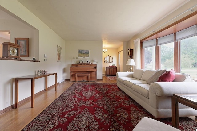 5219 W 52nd St, Fairview, PA 16415 - living area featuring wood finished floors and baseboards