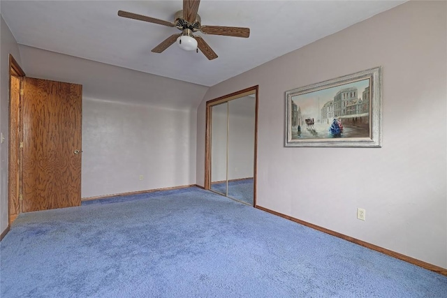 5219 W 52nd St, Fairview, PA 16415 - empty room featuring carpet, ceiling fan, and vaulted ceiling