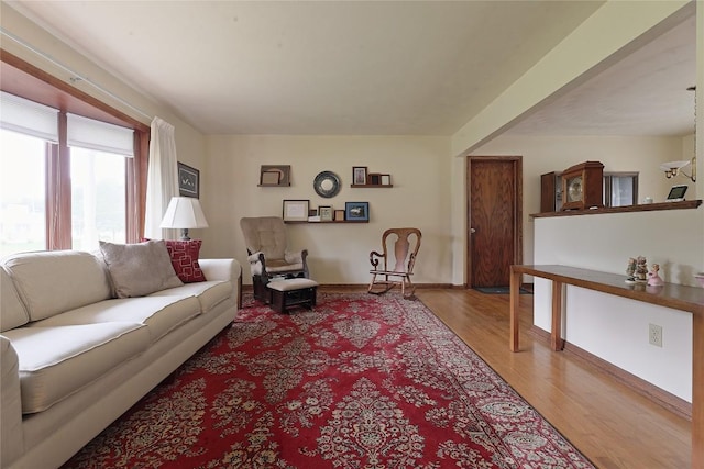 5219 W 52nd St, Fairview, PA 16415 - living room with wood finished floors and baseboards