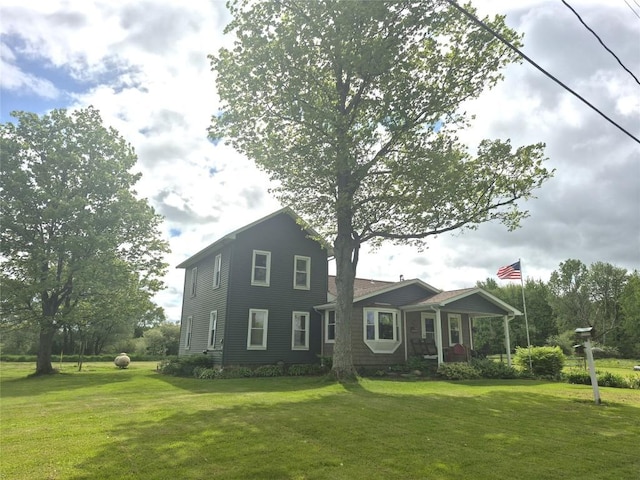 23754 S Beaver Rd, Springboro, PA 16435 - view of front of house featuring a front lawn