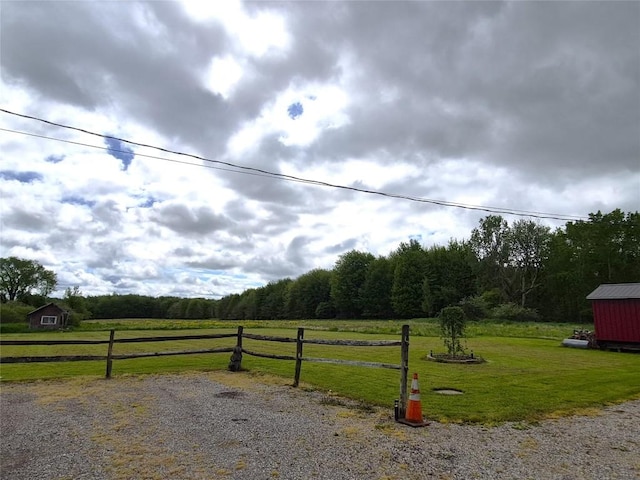 23754 S Beaver Rd, Springboro, PA 16435 - view of yard featuring a view of rural / pastoral area and a view of trees