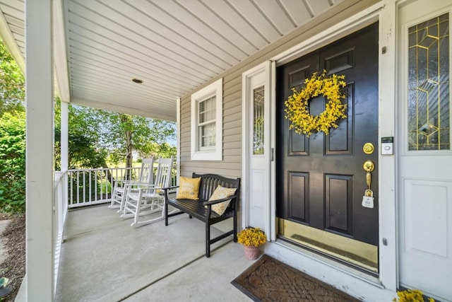 5501 Stone Run Dr, Fairview, PA 16415 - doorway to property with covered porch