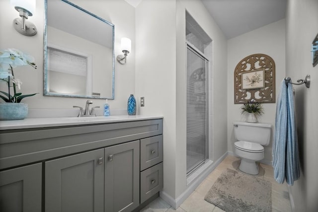 5124 W Ridge Rd, Erie, PA 16506 - full bath featuring a shower stall, vanity, and tile patterned flooring