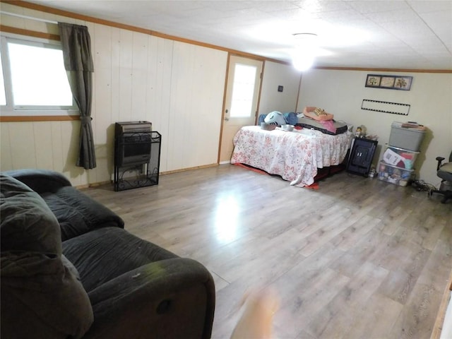 15954 Parsons Ln, Edinboro, PA 16412 - bedroom with wood finished floors and ornamental molding