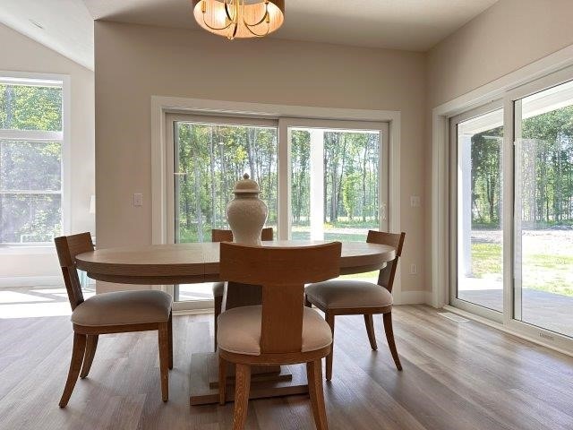 4655 Elsie Rd Unit 1, Erie, PA 16511 - dining space featuring plenty of natural light and light wood-style floors