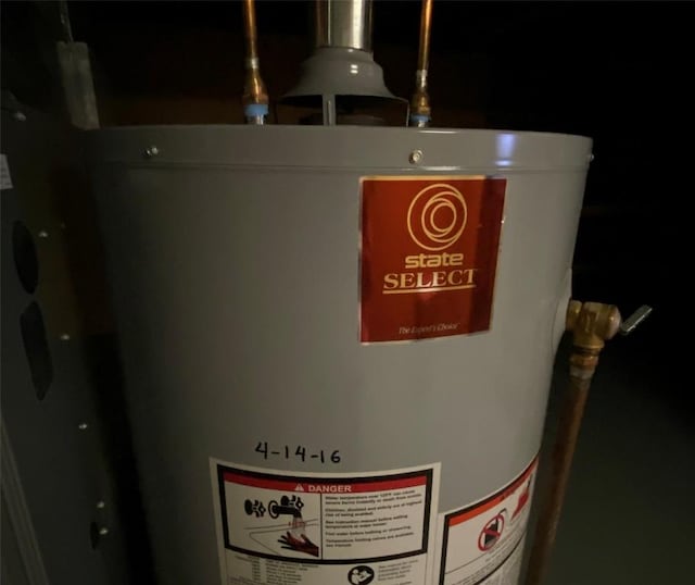 utilities with gas water heater