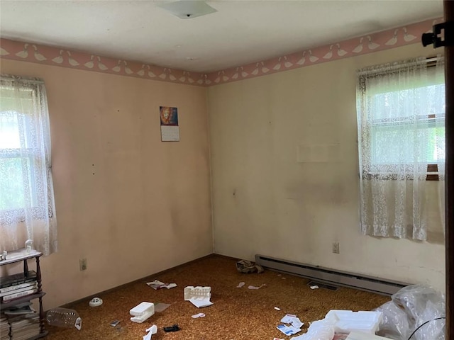 4015 Longview Ave, Erie, PA 16510 - unfurnished room with healthy amount of natural light and a baseboard radiator