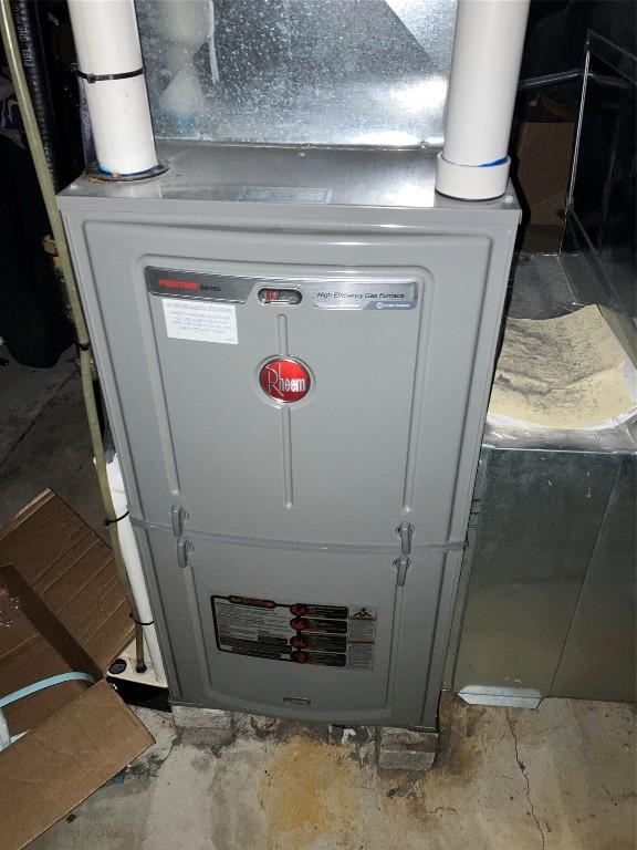 4015 Longview Ave, Erie, PA 16510 - utility room with heating unit